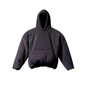 NIB Yeezy Gap Engineered by Balenciaga Polar Fleece Padded Hoodie Black M